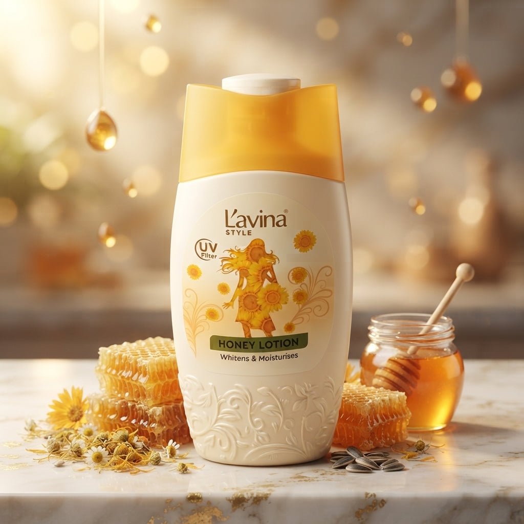 L'avina Style Honey Lotion – Whitens & Moisturises with UV Filter