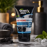 Gimix Men Extreme White Face Wash with Activated Charcoal & Menthol