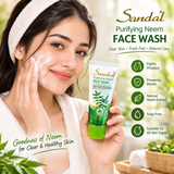 Sandal Purifying Neem Face Wash – Fights Pimples & Prevents Marks