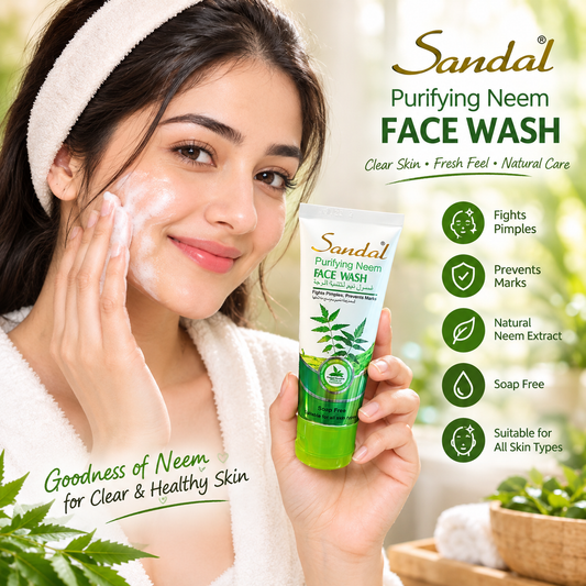 Sandal Purifying Neem Face Wash – Fights Pimples & Prevents Marks