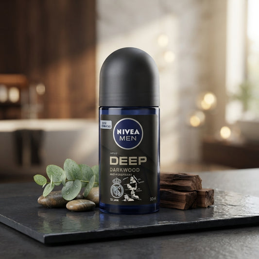 Nivea Men Deep Darkwood Roll-On – 72H Anti-Perspirant (50ml)