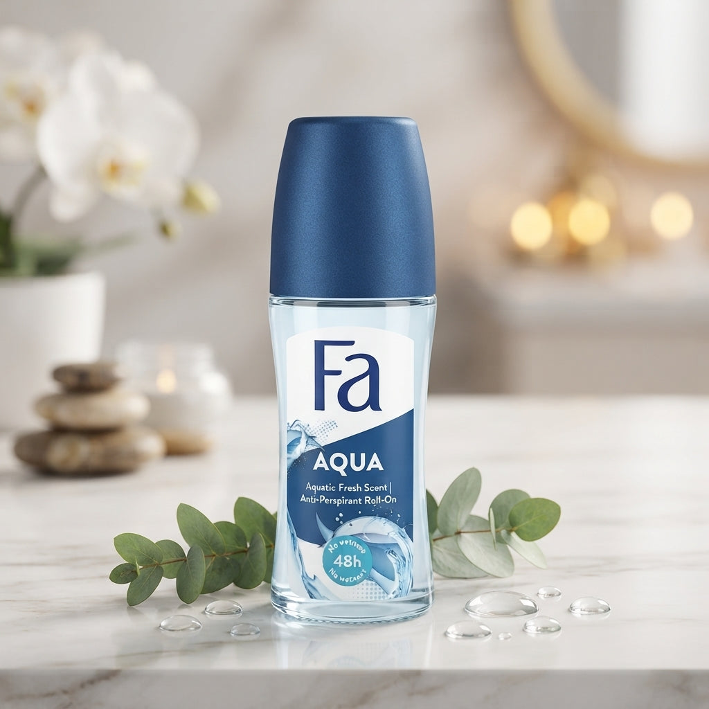 Fa Aqua Roll-On – Aquatic Fresh Scent (50ml)