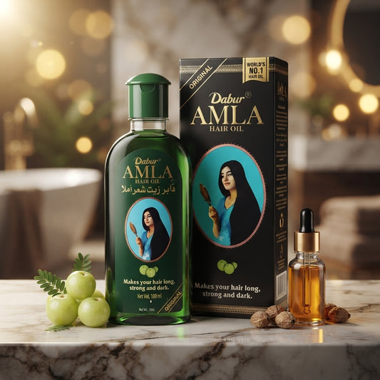 Dabur Amla Hair Oil – World's No. 1 Hair Oil for Long, Strong & Dark Hair (100ml)