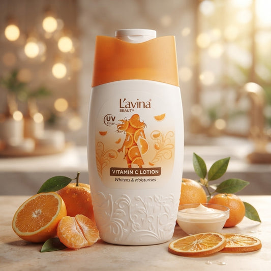 L'avina Beauty Vitamin C Lotion – Brightening & Moisturising Body Milk with UV Filter