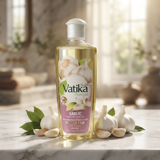 Vatika Garlic Hair Growth Oil | Advanced Root Nourishment