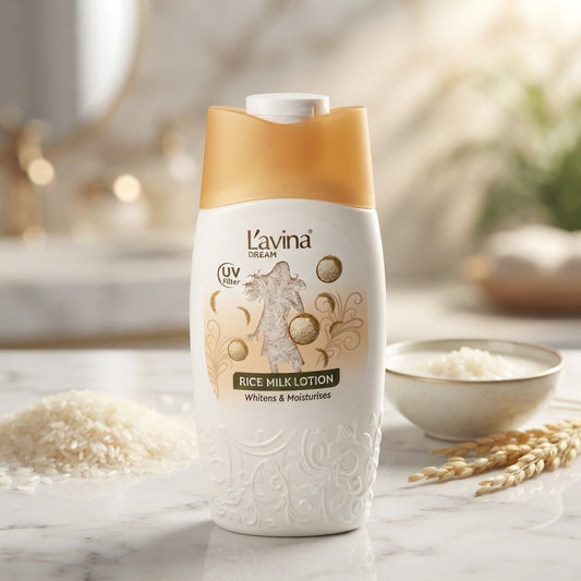 L'avina Dream Rice Milk Lotion – Whitens & Moisturises with UV Filter